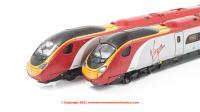 N2000E Revolution Trains Class 390 9 Car Pendolino 390 049 "Virgin Express" in Virgin original livery with striped doors